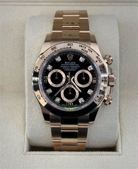 Rolex Daytona oro rosa NUOVO 2023 quadrante in diamanti full 